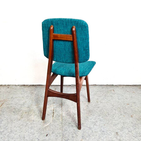 Vintage smalle eetkamerstoel