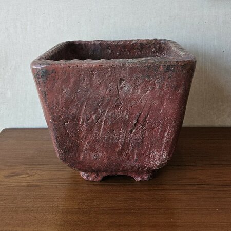 Grote aardewerk bloempot
