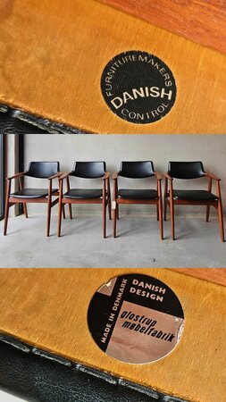 Svent &Aring;ge Eriksen Glostrup M&oslash;belfabrik stoelen model GM11a