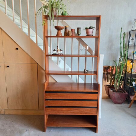 Vintage Poul Cadovius, KLM wandkast
