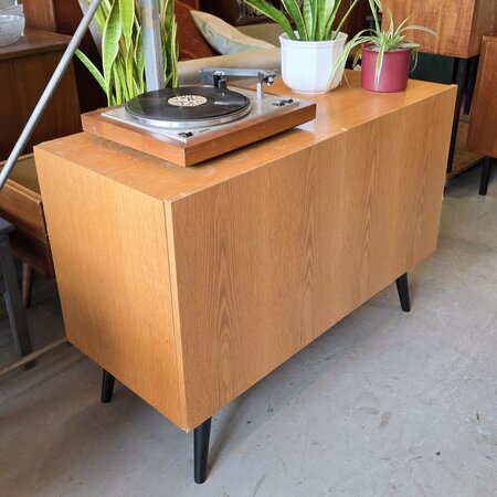 Vintage platenspeler kastje