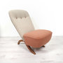 Vintage Artifort fauteuil Congo, opnieuw gestoffeerd