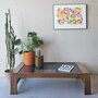 Robuuste salontafel seventies