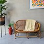 Vintage rotan bankje