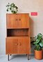 Vintage smalle, hoge kast