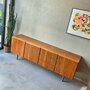 Prachtig vintage dressoir, zware en degelijke kwaliteit!