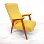 Vintage fauteuil geel