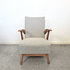 Vintage fauteuil, opnieuw gestoffeerd