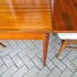 Vintage eettafel palissander, aan twee kanten uitschuifbaar