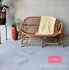Vintage rotan bankje_