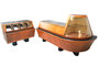Grote vintage toonbank