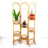 Vintage rotan plantenscherm