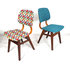 Vintage set eetkamerstoelen