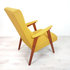 Vintage fauteuil geel