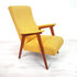 Vintage fauteuil geel