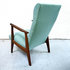 Mintgroene vintage fauteuil
