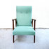 Mintgroene vintage fauteuil